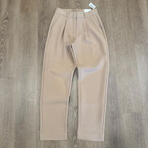 Women's tan full length dress pants Size XS NWT